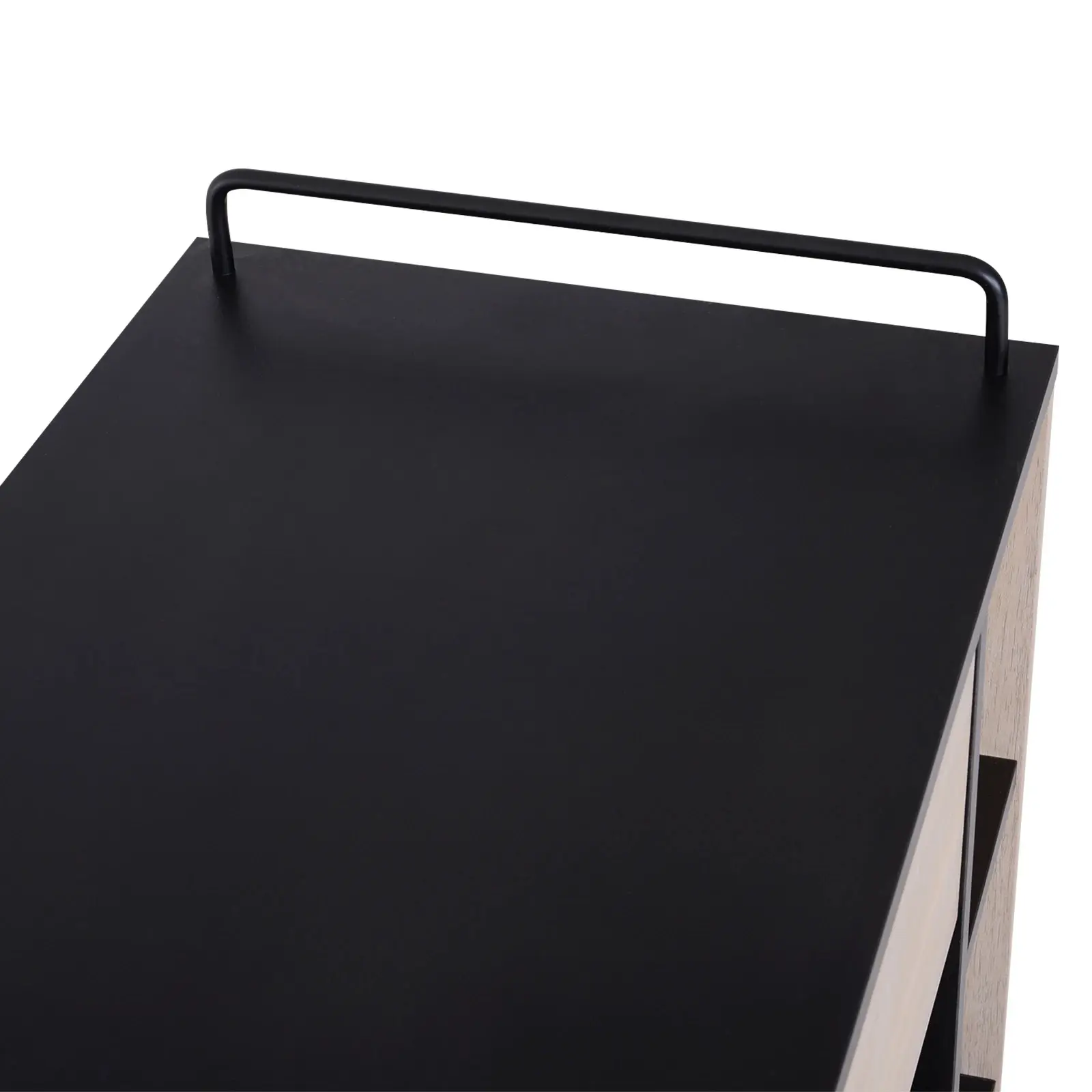 Сервировочная тележка Homcom 801-077 (Oak/Black) - 3