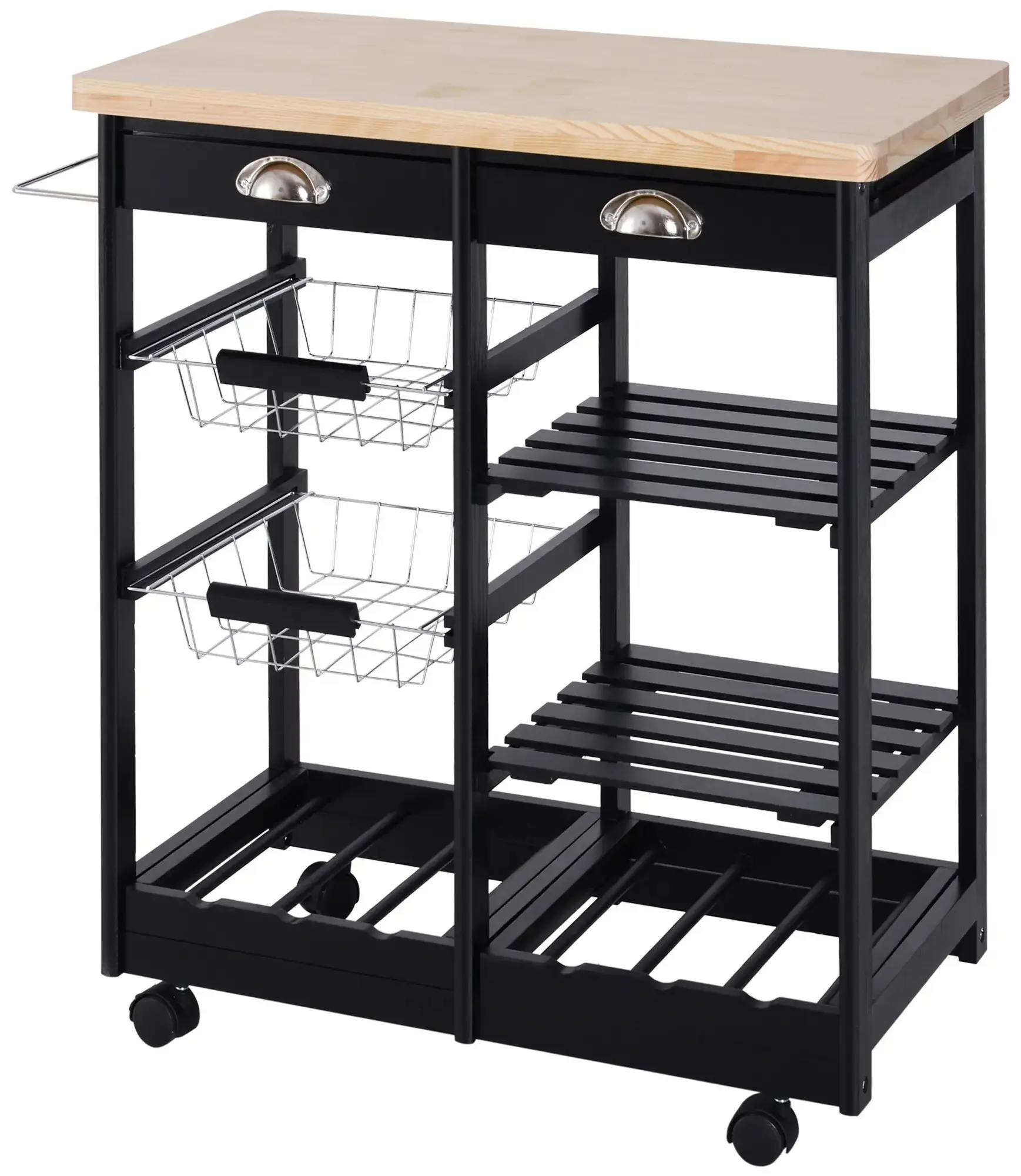 Сервировочная тележка Homcom 801-079BK (Black) - 4