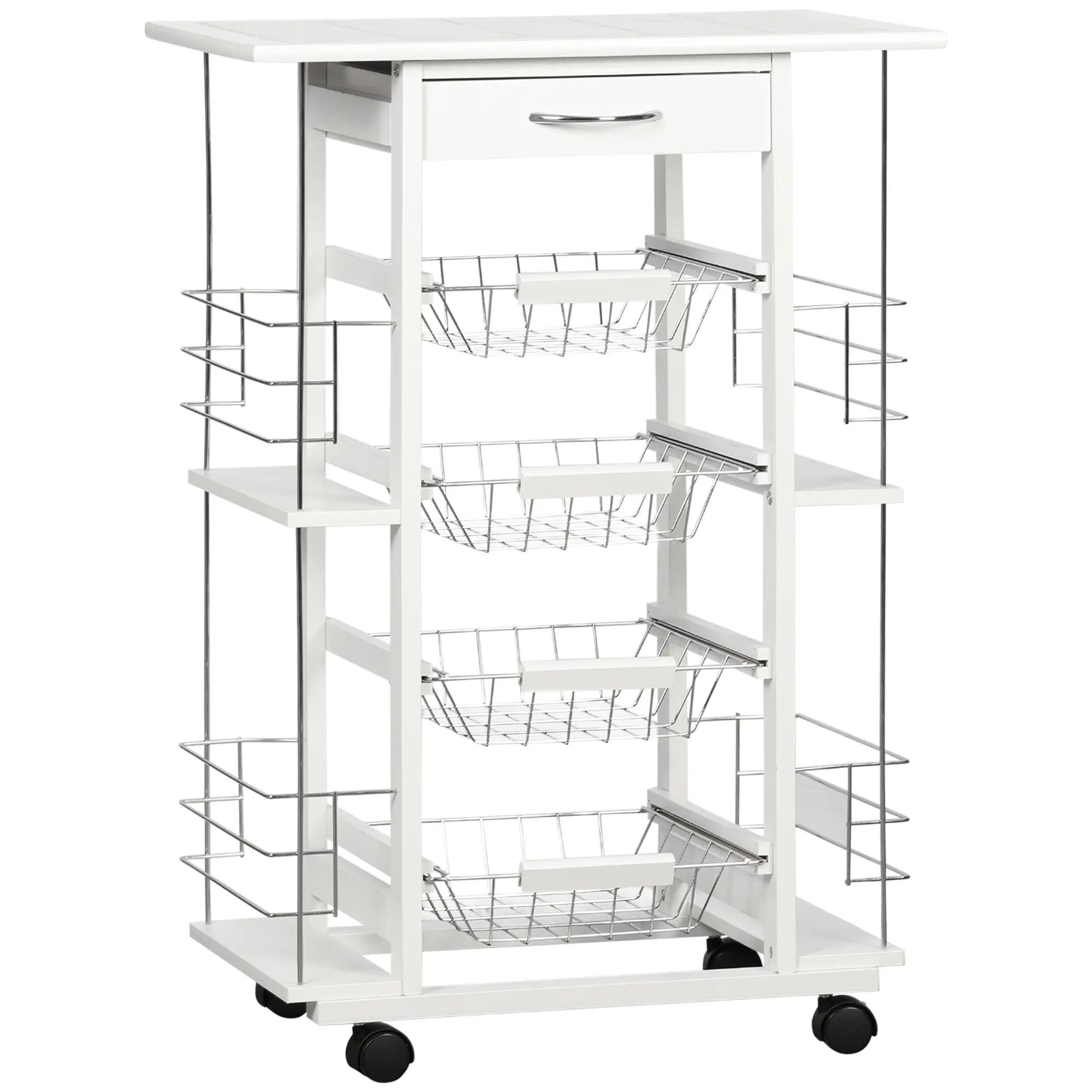Сервировочная тележка Homcom 801-122WT (White) - 3