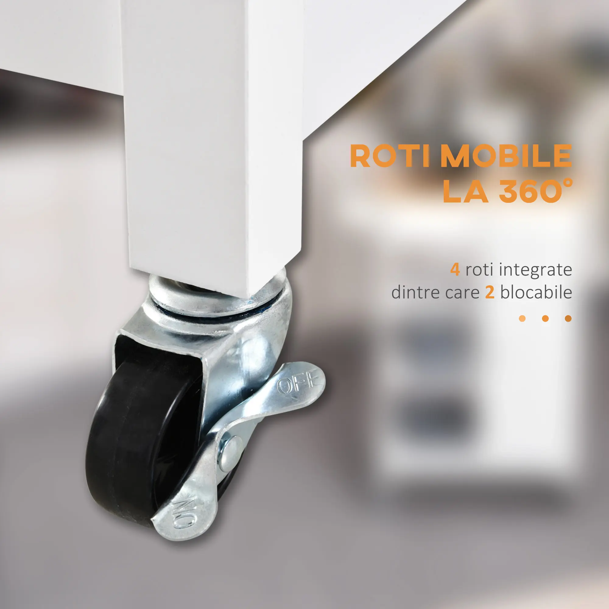 Сервировочная тележка Homcom 801-126 (White/Natural) - 8