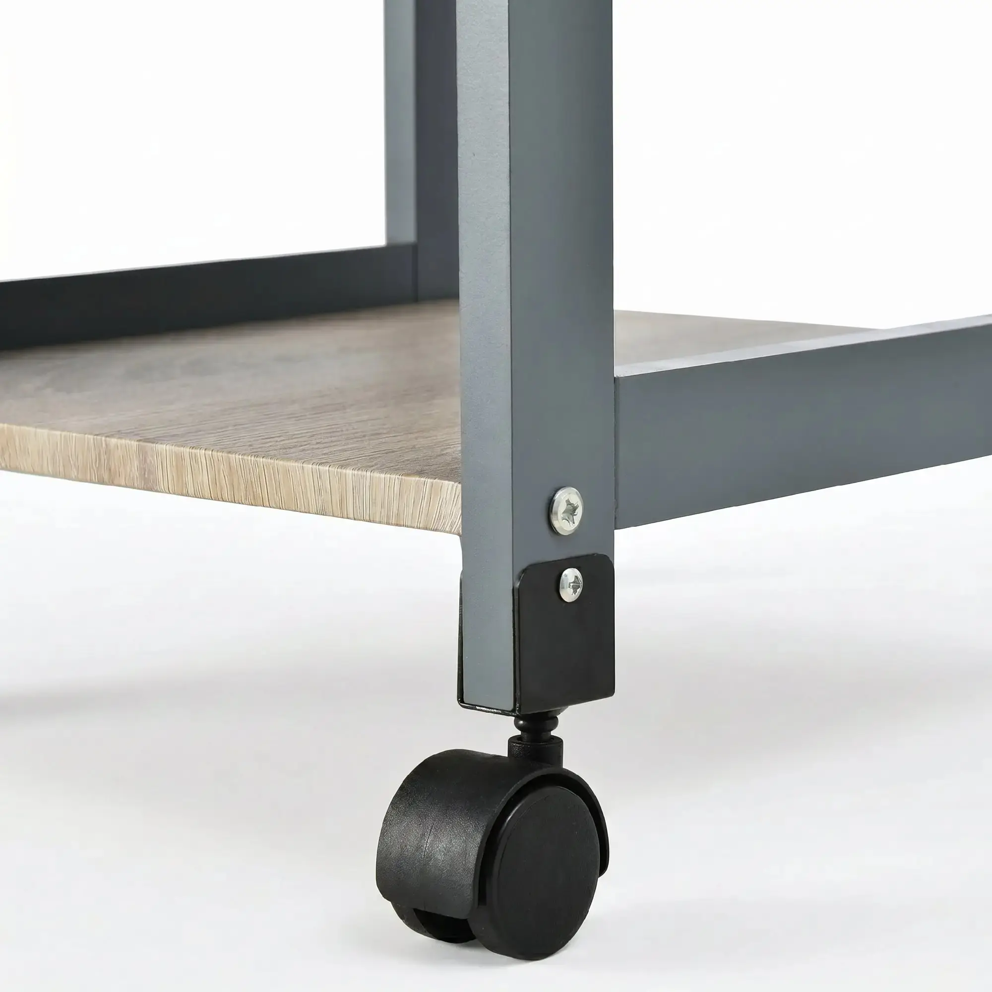 Carucior de servire Homcom 801-127 (Grey/Oak) - 5