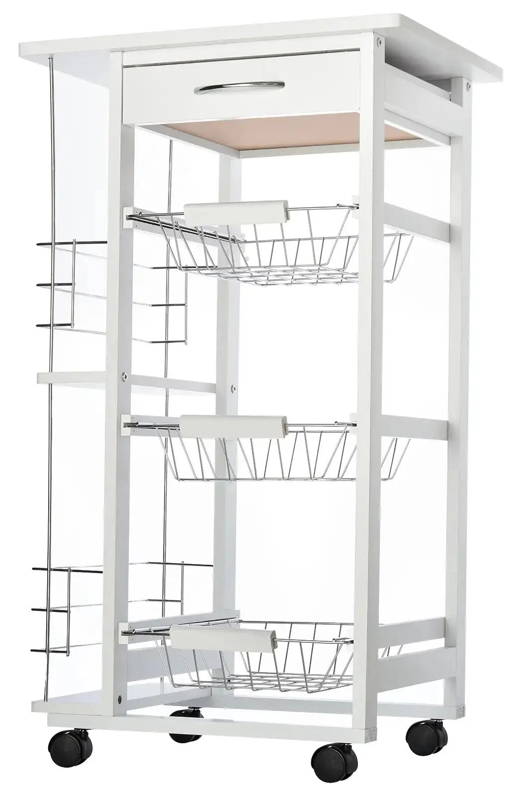 Сервировочная тележка Homcom 801-130WT (White) - 3