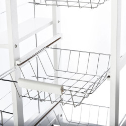 Сервировочная тележка Homcom 801-130WT (White) Thumb