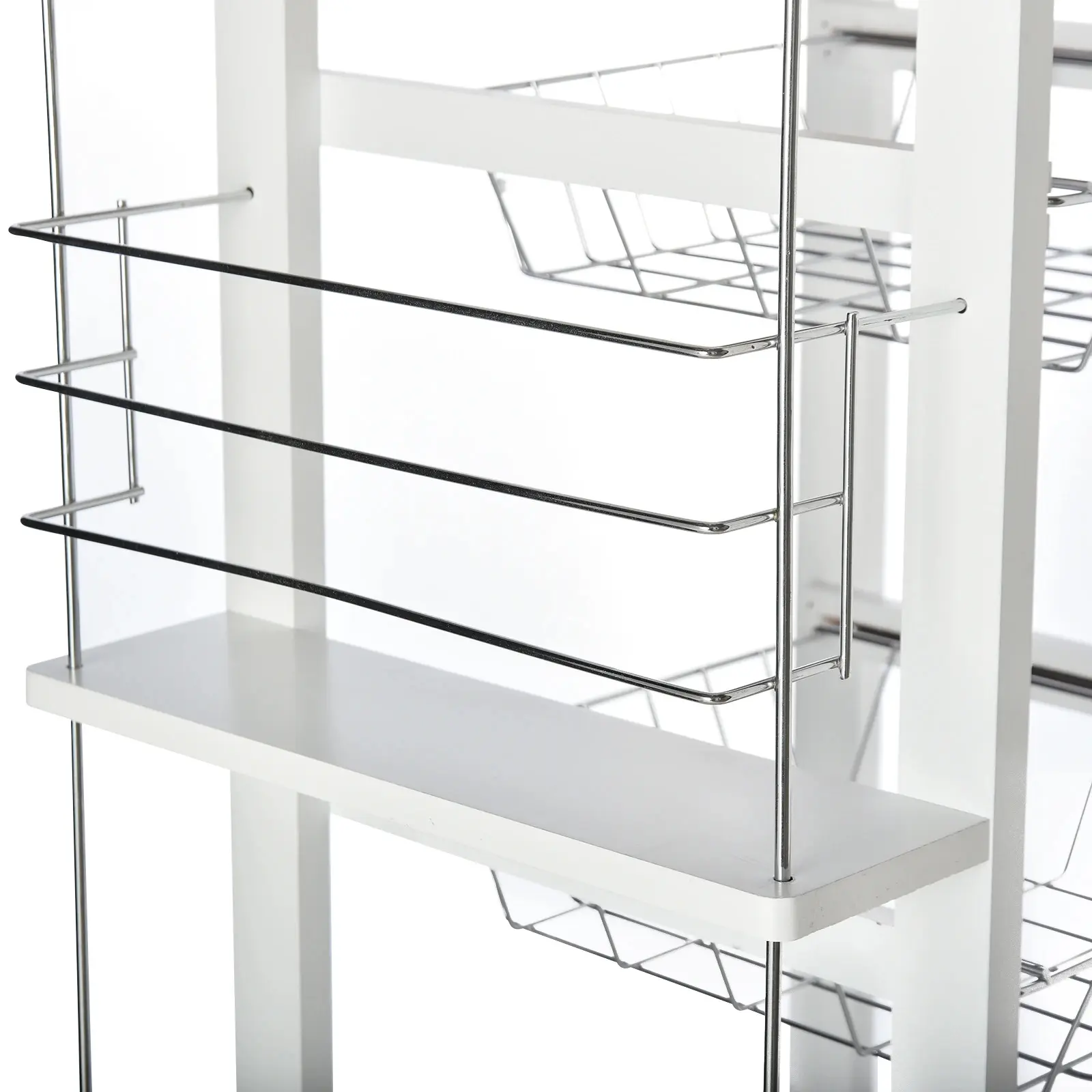 Сервировочная тележка Homcom 801-130WT (White) - 7