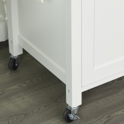 Сервировочная тележка Homcom 801-150WT (White/Natural) Thumb