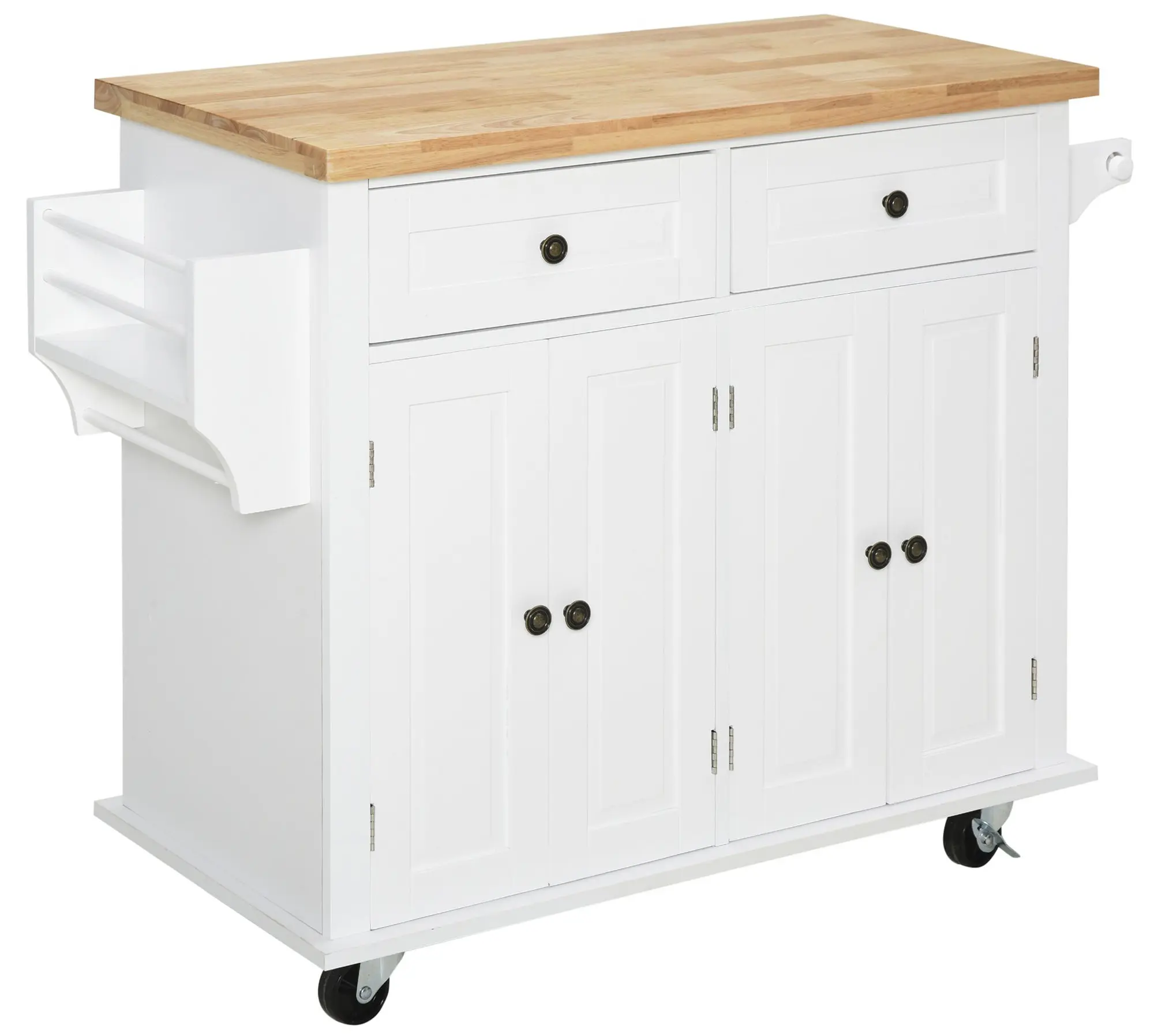 Carucior de servire Homcom 801-161WT (White) - 3