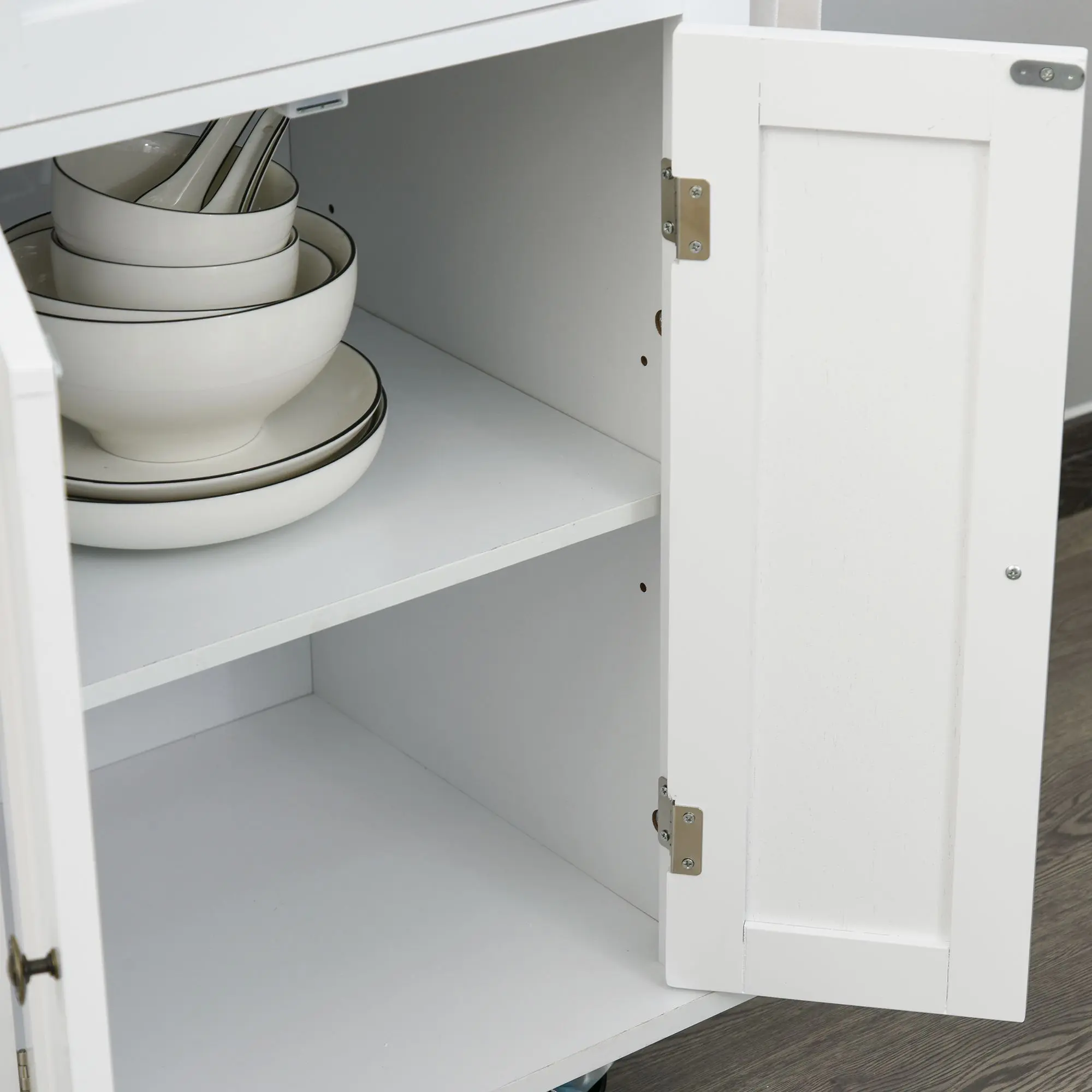 Carucior de servire Homcom 801-161WT (White) - 6