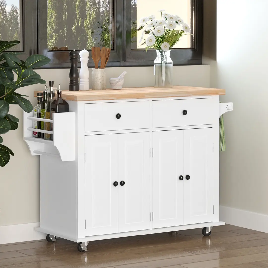 Carucior de servire Homcom 801-161WT (White)