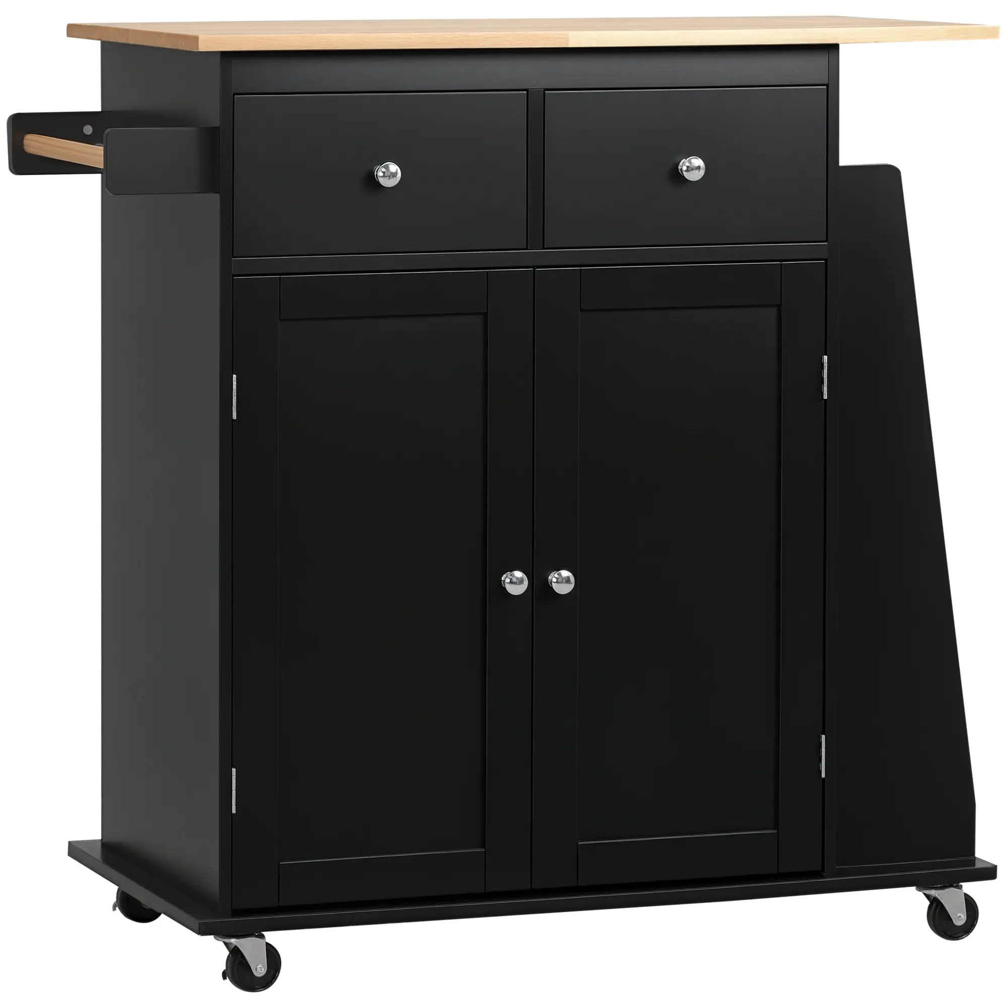 Сервировочная тележка Homcom 801-163V00BK (Black) - 2