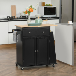 Сервировочная тележка Homcom 801-163V00BK (Black)