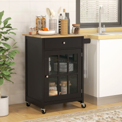 Сервировочная тележка Homcom 801-175V80BK (Black) Thumb