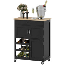 Сервировочная тележка Homcom 801-179V80BK (Black) Thumb