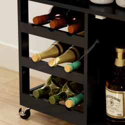 Сервировочная тележка Homcom 801-179V80BK (Black) Thumb