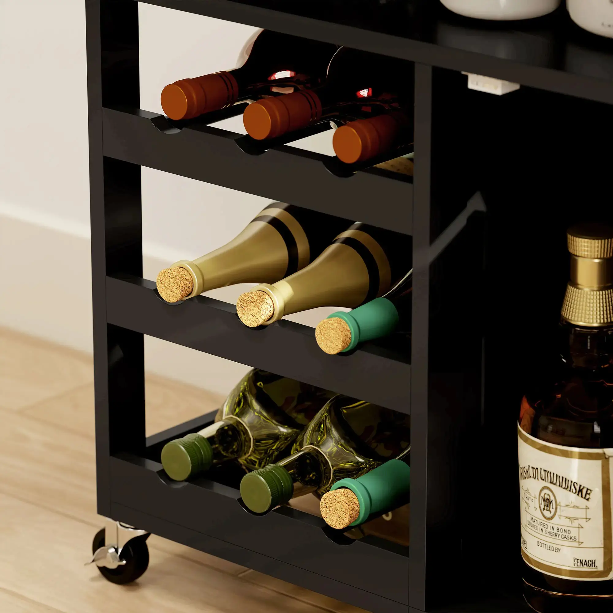 Сервировочная тележка Homcom 801-179V80BK (Black) - 5