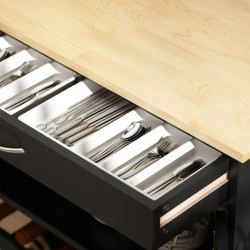 Сервировочная тележка Homcom 801-179V80BK (Black) Thumb