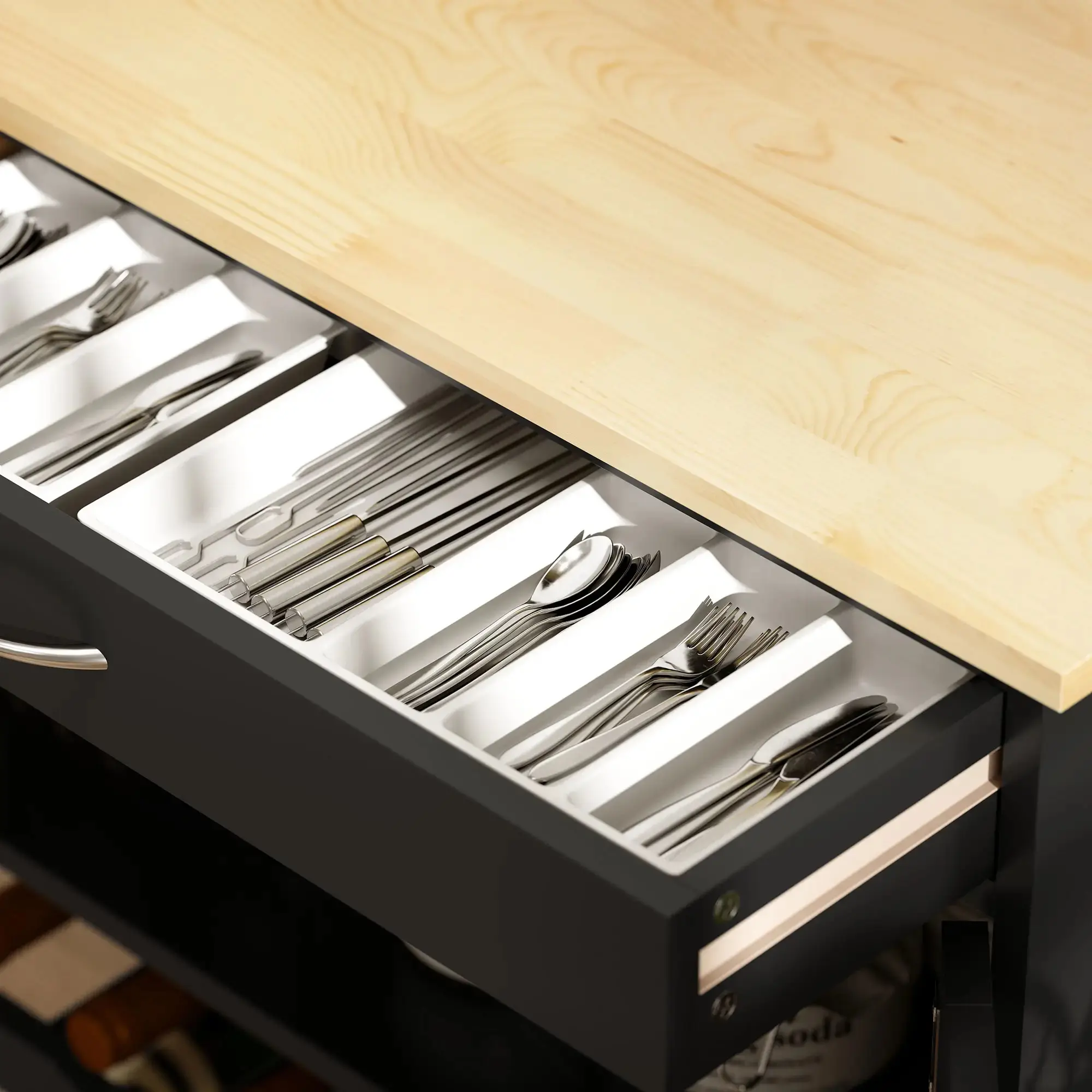 Сервировочная тележка Homcom 801-179V80BK (Black) - 6