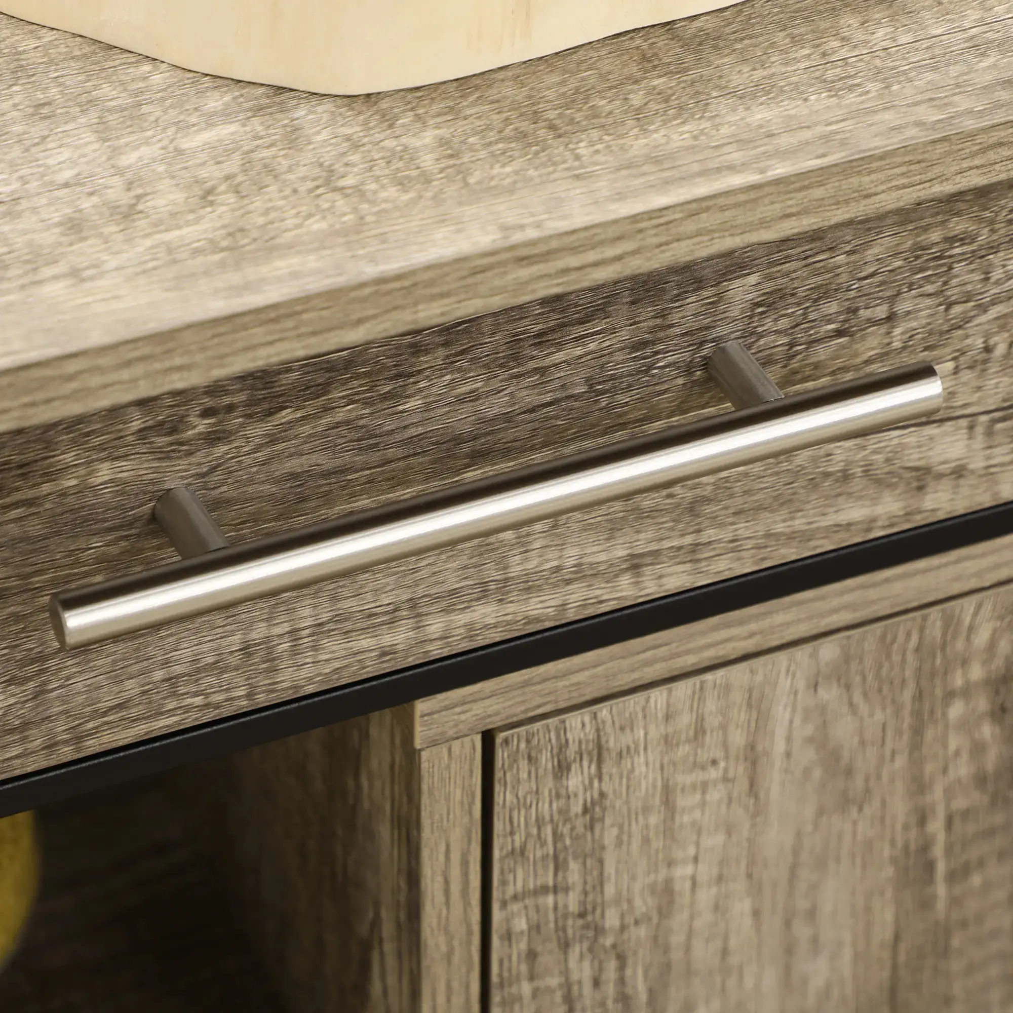 Сервировочная тележка Homcom 801-180 (Oak/Black) - 7