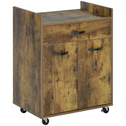 Сервировочная тележка Homcom 801-209V80RB (Rustic Brown) Thumb