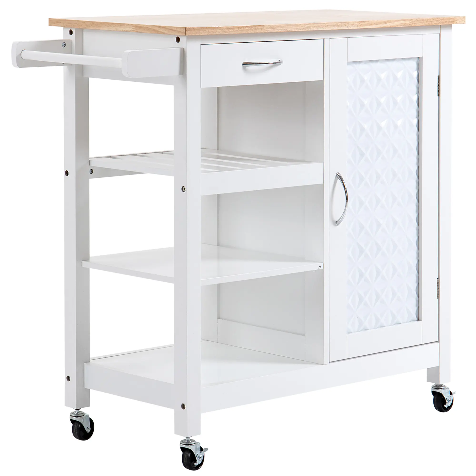 Сервировочная тележка Homcom 801-210 (White) - 2