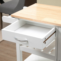 Сервировочная тележка Homcom 801-210 (White) Thumb