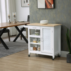 Сервировочная тележка Homcom 801-210 (White) Thumb
