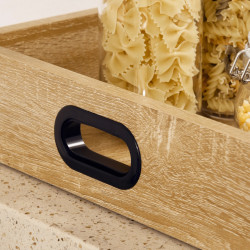 Сервировочная тележка Homcom 801-247ND (Natural/Black) Thumb