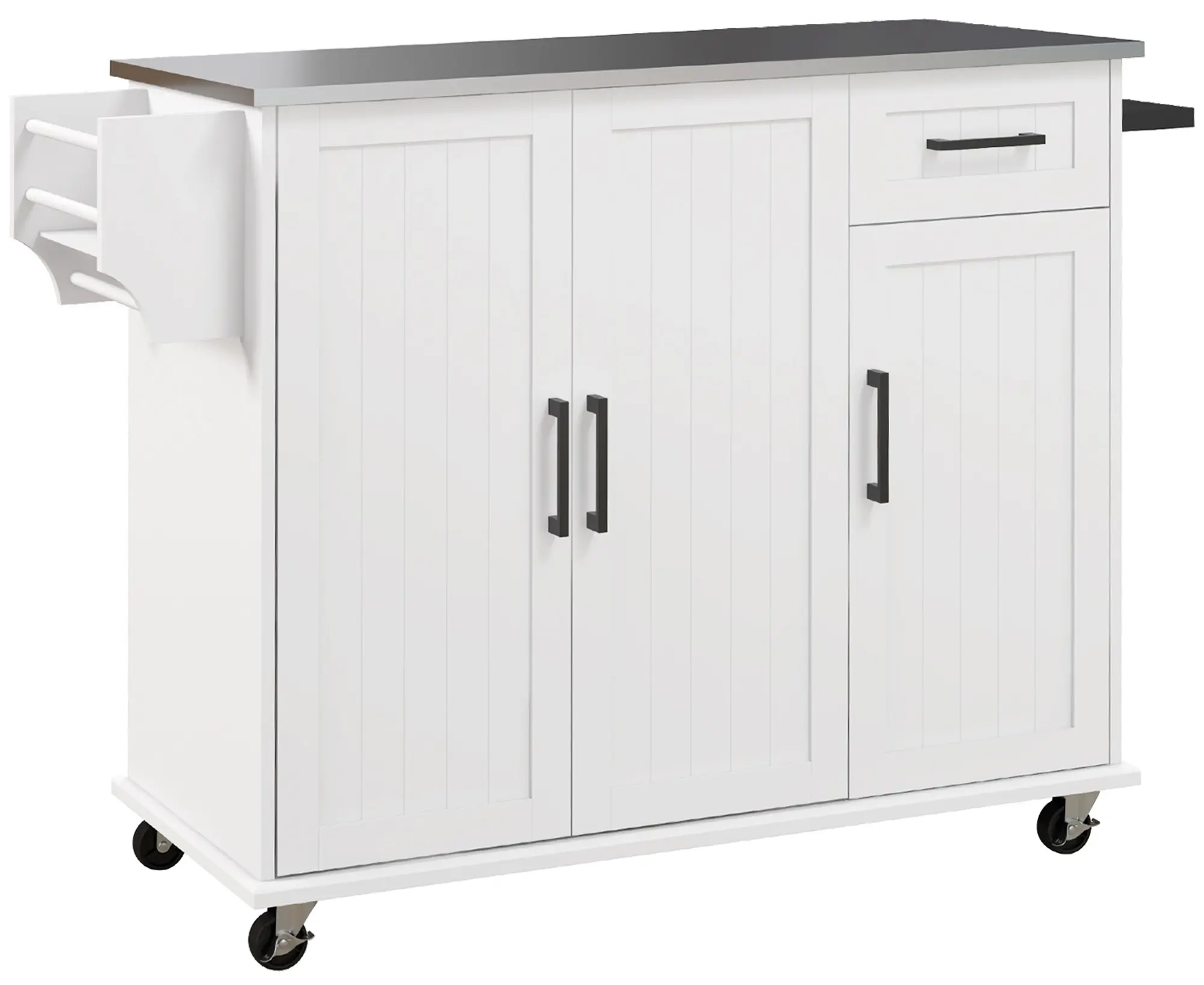 Сервировочная тележка Homcom 801-341V80WT (White/Silver) - 2
