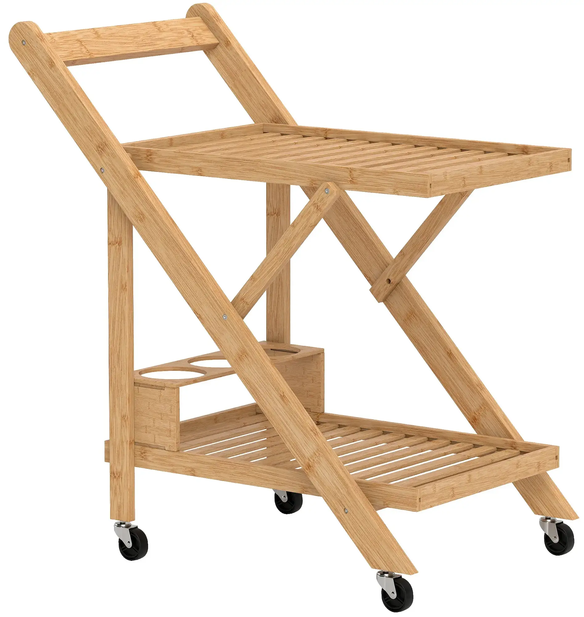 Сервировочная тележка Homcom 801-383V00ND (Natural) - 2