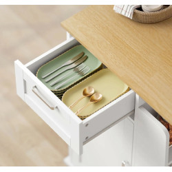 Сервировочная тележка Homcom 801-415V00WT (White) Thumb