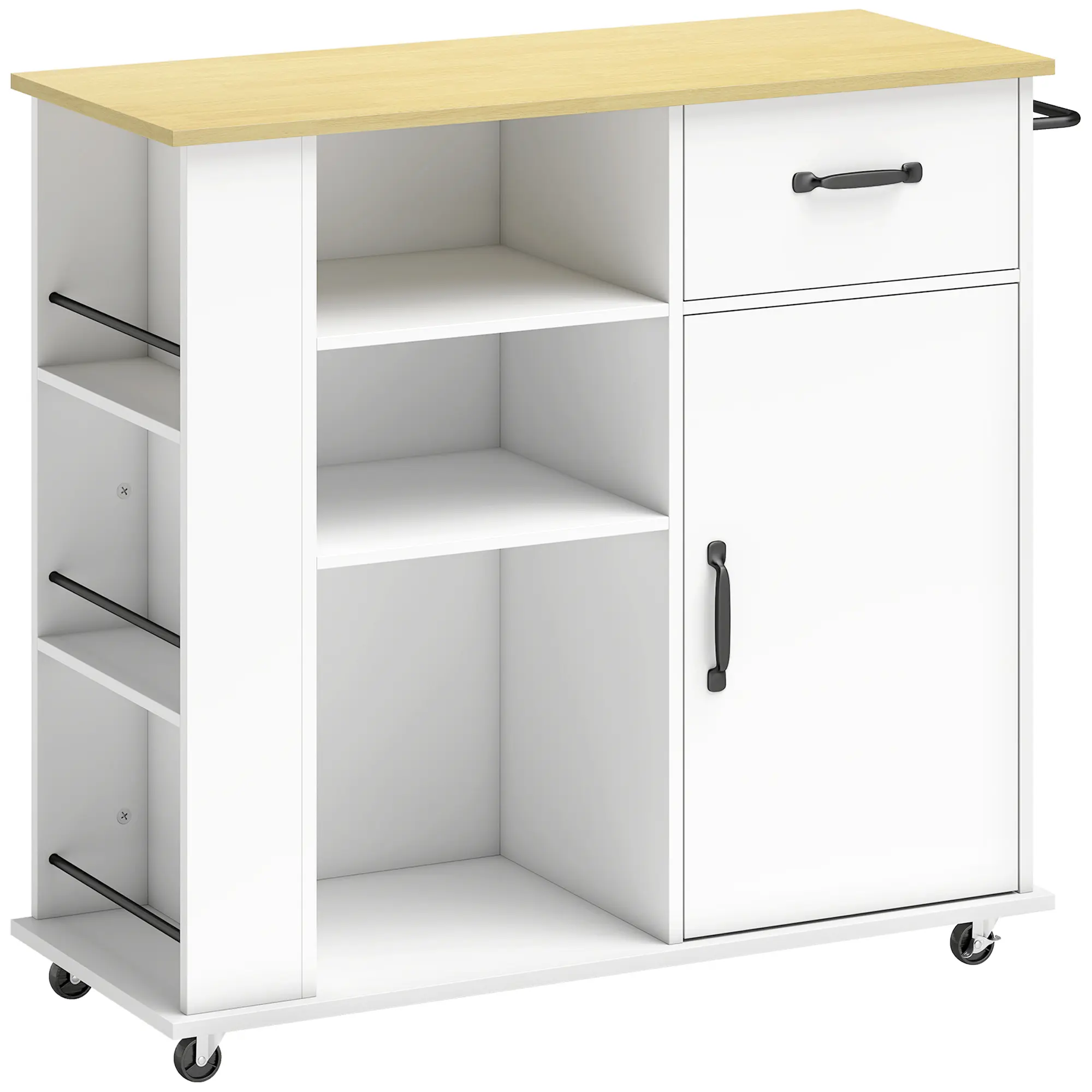 Carucior de servire Homcom 801-445V80WT (White) - 4