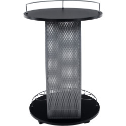 Стол сервировочный Tempo Kondela Aladar New (Black/Silver) Thumb