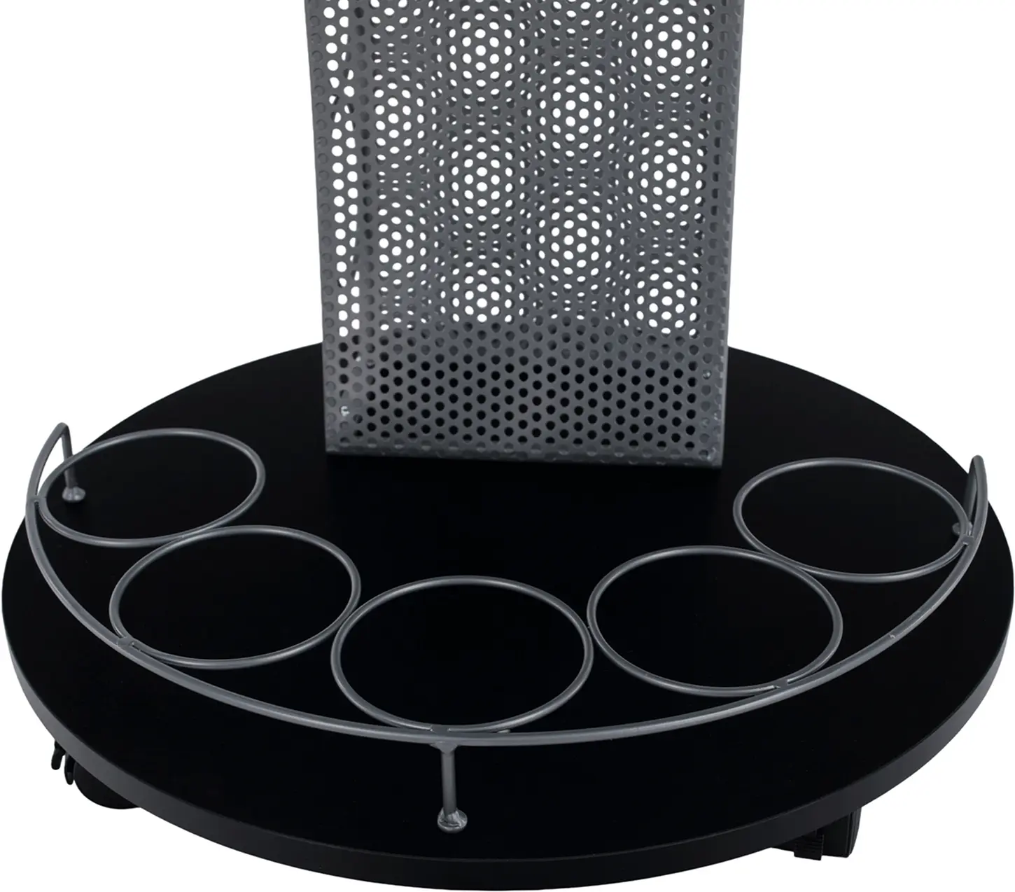 Стол сервировочный Tempo Kondela Aladar New (Black/Silver) - 6