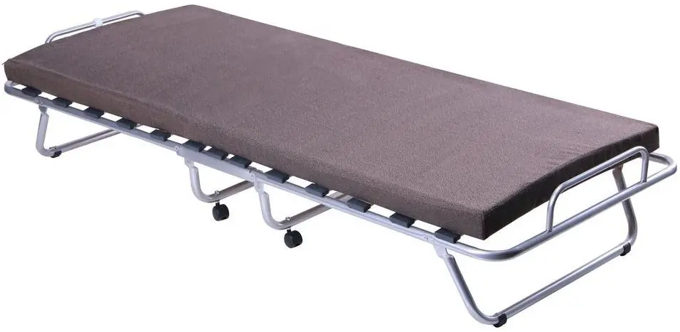 Раскладушка AMF Классик 190x80 Dark Brown (с матрасом)