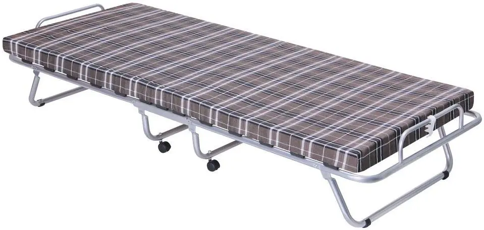 Pat pliant AMF Klassik Kilt-4 190x80 Brown (cu saltea)