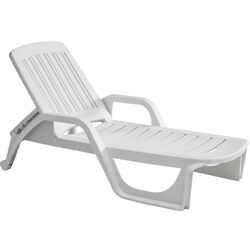 Sezlong Bica Zurigo (White)
