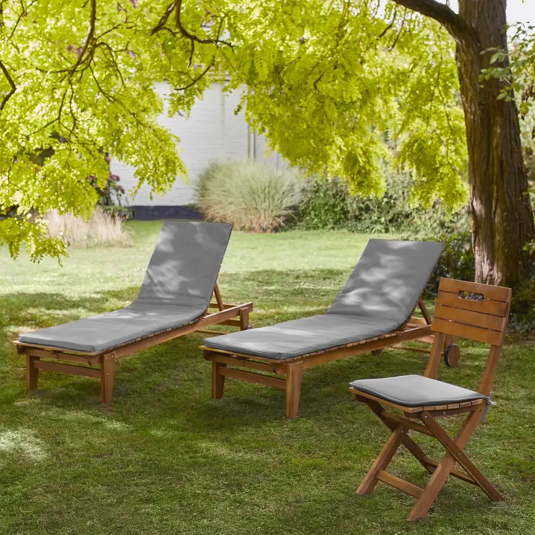 Шезлонг Blooma Denia FL01 (Acacia Wood) - 4