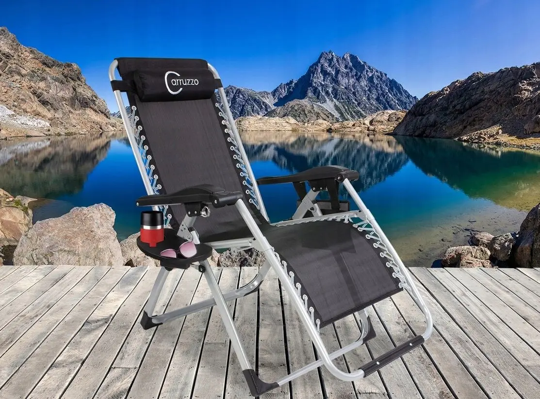 Sezlong Carruzzo Premium L66Z2 (Black)