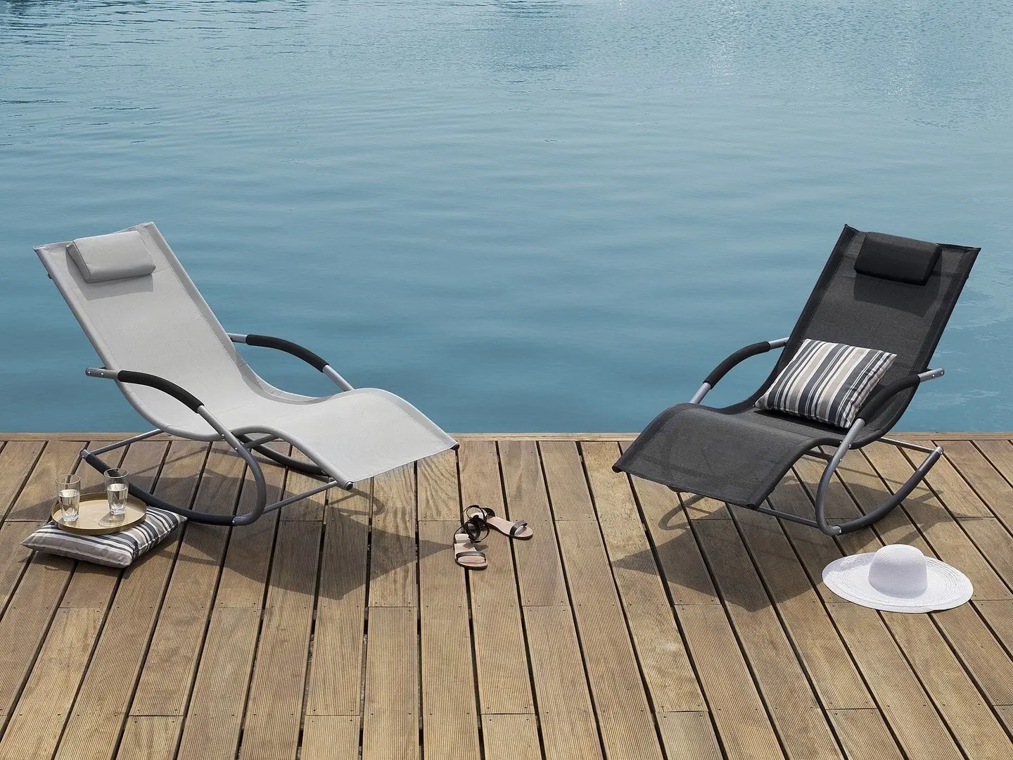 Sezlong Chomik LEZ1618 (Light Grey)