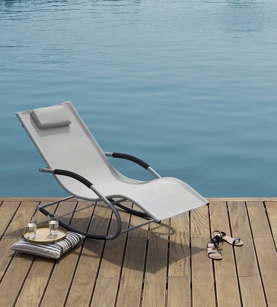 Sezlong Chomik LEZ1618 (Light Grey)