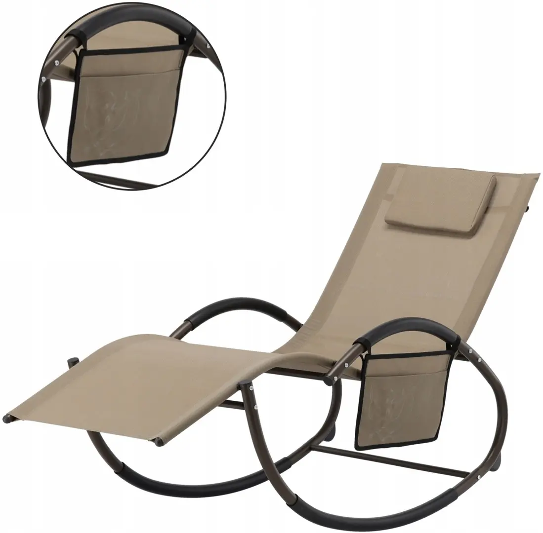 Sezlong Chomik LEZ6902 (Brown)