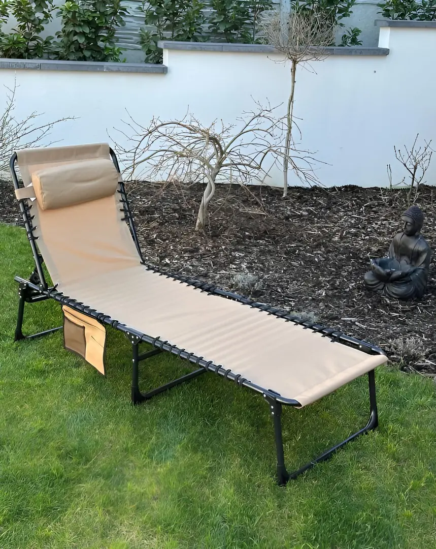 Sezlong Chomik LEZ6902 (Cream)