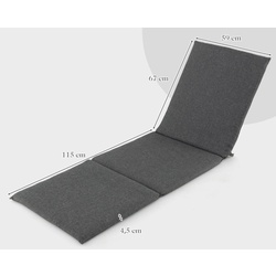 Saltea pentru sezlong Costway NP11525HS-1 (Grey) Thumb