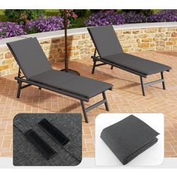 Saltea pentru sezlong Costway NP11525HS-1 (Grey) Thumb