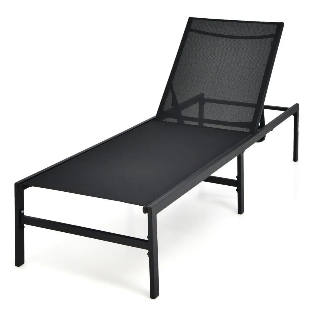 Sezlong Costway NP10501DK (Black) - 2