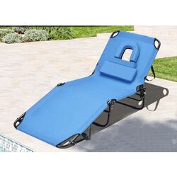 Sezlong Costway NP10947BL (Blue)