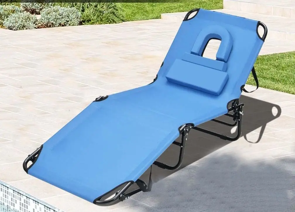 Sezlong Costway NP10947BL (Blue)