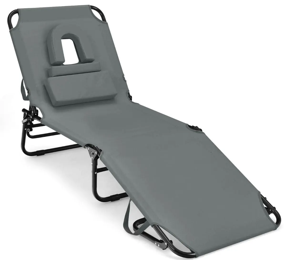 Sezlong Costway NP10947GR (Grey)