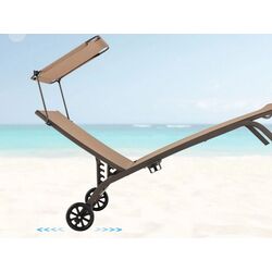 Sezlong Costway NP10997CF (Brown) Thumb