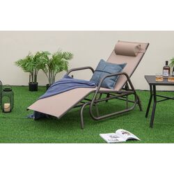 Sezlong Costway NP11031CF (Brown) Thumb