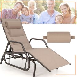 Sezlong Costway NP11031CF (Brown) Thumb